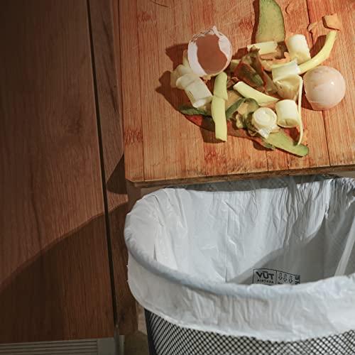 Sacs poubelle compostables, 10 litres, Extra épais, étanche, 20μm, 100 %  biodégradables - Pour cuisine, salle de bain, bureau, voiture - Certifié US  BPI ASTM D6400 et Europe OK Compost Home : : Cuisine et Maison