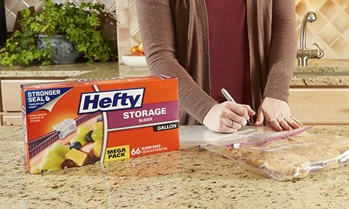 Buy Hefty Slider Plastic Food Storage Bags - 1 Quart Now! Only $