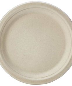 Pack of 500 Basics Compostable Plates 6-Inches 