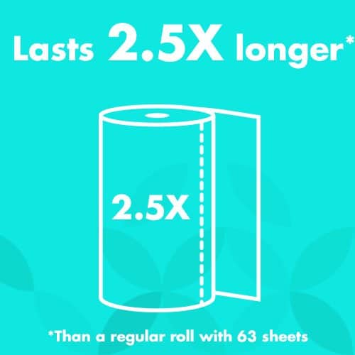Presto! Flex-A-Size Paper Towels, Huge Roll, 12 Count = 30 Regular Rolls