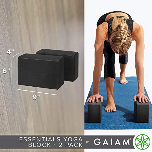 Buy Gaiam Essentials Yoga Block (Set Of 2) – Supportive, Soft Non-Slip Foam  Surface For Yoga, Pilates, Meditation Now! Only $